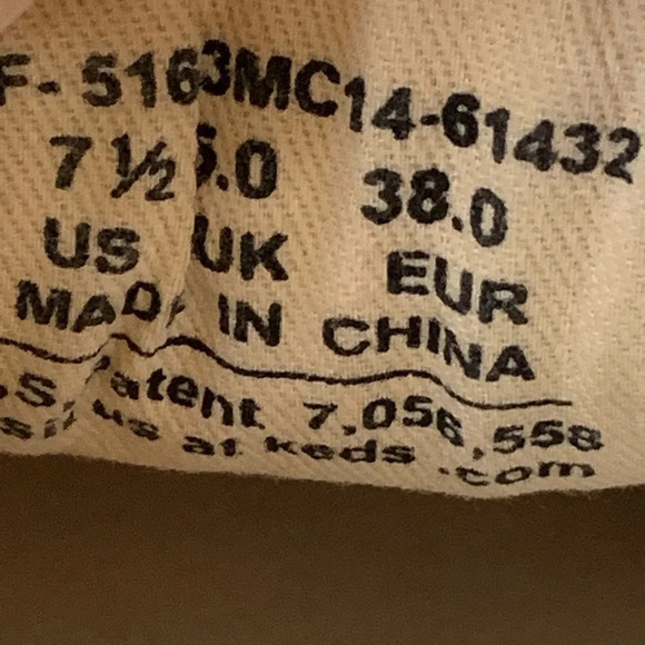 KEDS x Kate Spade New York Pointer/LE Champion Lacelss Slip ons, 7.5 - Picture 6 of 15